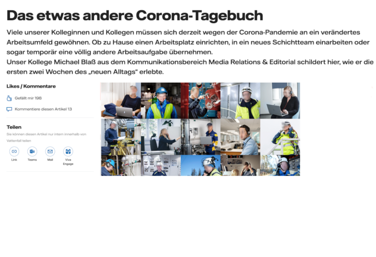 Das etwas andere Corona-Tagebuch – die allererste Folge