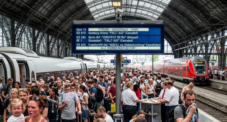 Eine Fahrt mit der Deutschen Bahn