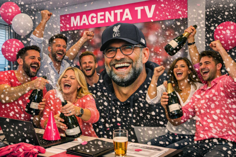 Feier bei Magenta